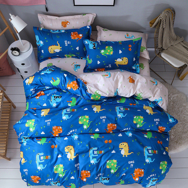 blue zoo dinosaur bedding